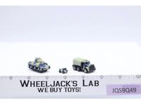Lot of 3 Military/Army Vehicles 1988-89 Vintage Galoob Micro Machines