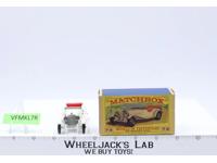 Mercedes-Benz 36/220 1928 Y-10 W Original Box Lesney Matchbox 1960's England