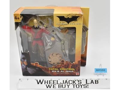 Ra's Al Ghul Total Control Batman Begins NEW MISB 2005 Mattel Action Figure
