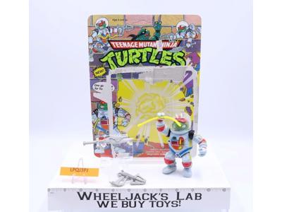 Raph Space Cadet Cardback *UNPUNCHED* 100% Complete TMNT 1990 Playmates Figure
