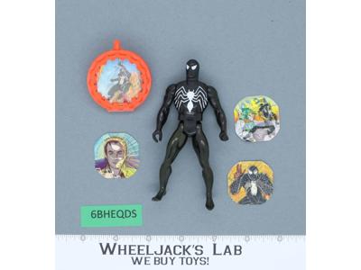 Spiderman Black Suit 100% Complete Secret Wars Marvel 1994 Toybiz Figure