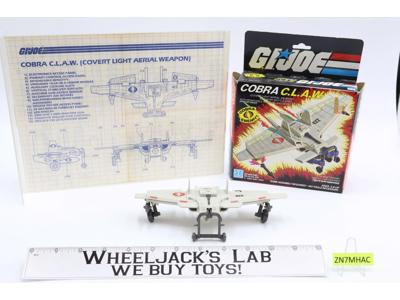 Cobra C.L.A.W. 100% Complete W/ Box GI Joe 1984 Hasbro Action Figure Vehicle