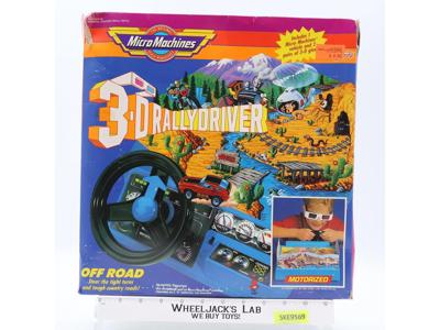Off Road 3-D Rally Driver Micro Machines 1991 Galoob Vintage Playset