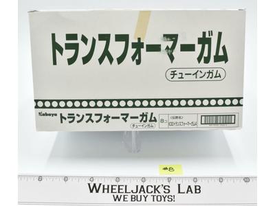 Fight! Super Robot Lifeform #8 Transformers Tomy Takara Kabaya Gum 4 Box of 8
