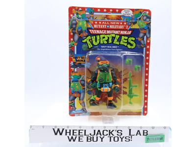 Mutant Military 2 Navy Seal Mike TMNT 1992 Playmates NEW MOSC UNPUNCHED SEALED