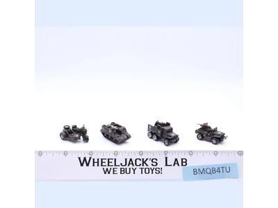 Lot of 4 Military/Army Vehicles 1988-89 Vintage Galoob Micro Machines