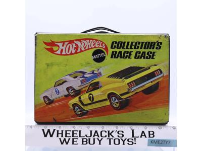24 Car Collector's Race Storage Case w/ 2 Trays Hot Wheels 1969 Mattel Redline