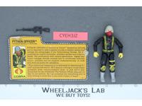Python Officer V1 100% Complete 1989 G.I. Joe Hasbro Vintage Action Figure
