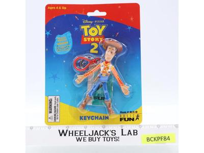 Woody Keychain Disney Toy Story 2 1999 Basic Fun Action Figure NEW SEALED