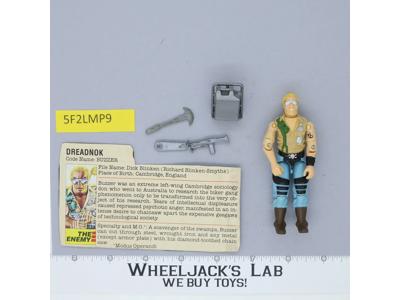 Buzzer V1 100% Complete G.I. Joe 1985 Hasbro Vintage Action Figure