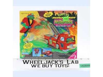 Road Ready Leo 100% Complete TMNT Fire Truck Mutations 1993 Playmates NEW MISB