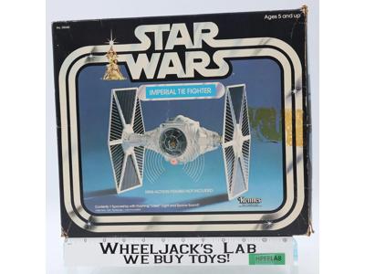 White Imperial Tie Fighter NEW UNUSED STICKERS Complete W/Box Insert Star Wars