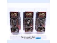 Lot of 3 Star Wars Episode 1 Die-Cast Watches 1999 Hope Ind. NEW SEALED