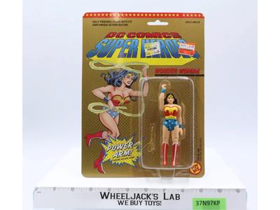 Wonder Woman W/Power Arm Super Heroes DC Comics 1989 NEW MOSC Vintage Toybiz
