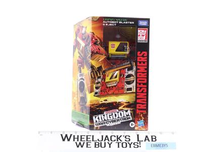 Blaster & Eject Transformers Kingdom War for Cybertron WFC Hasbro NEW SEALED