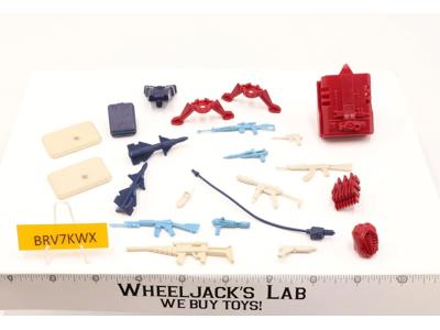 Lot Battle Gear Accessory 4 Set 1 Complete 1986 Weapons G.I. Joe Vintage
