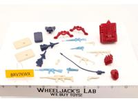 Lot Battle Gear Accessory 4 Set 1 Complete 1986 Weapons G.I. Joe Vintage