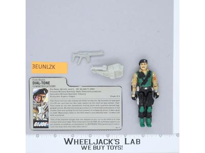Dial-Tone V1 100% Complete G.I. Joe 1986 Hasbro Vintage Action Figure