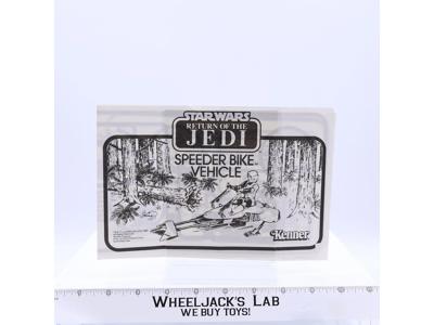 Speeder Bike Vehicle Manual Instructions ORIGINAL 1983 Star Wars Kenner