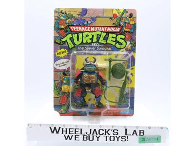 Leo The Sewer Samurai Teenage Mutant Ninja Turtles TMNT 1990 UNPUNCHED MOSC