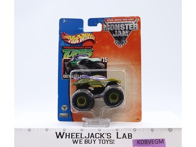 Donatello #15 Hot Wheels Monster Jam TMNT 2003 Mattel NEW SEALED