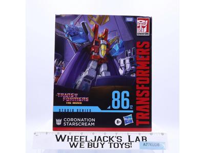Coronation Starscream 86-12Transformers Studio Series 2022 Hasbro NEW SEALED
