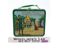 ROBIN HOOD Green Metal Lunch Box ONLY 1956s Aladdin Ind. Vintage