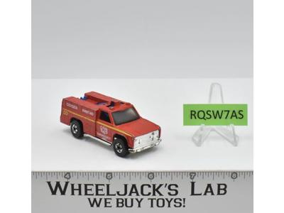 Emergency Unit Red Blackwall Hot Wheels Mattel 1974 Vintage