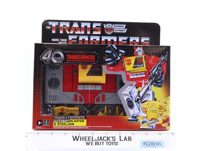 Blaster Transformers Walmart Exclusive 2020 Hasbro G1 Re-Issue Figure NEW SEALED