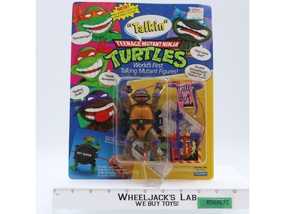 Talkin' Donatello Teenage Mutant Ninja Turtles 1991 Playmates MOSC UNPUNCHED