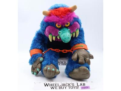 My Pet Monster W/ Handcuffs 1986 Amtoy Vintage Plush Toy Stuffed Animal