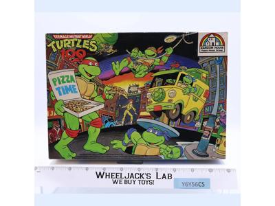 Pizza Time Complete TMNT Teenage Mutant Ninja Turtles 1990 Rose Art Puzzle