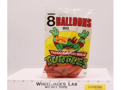 Pack of 8 TMNT Balloon Party Teenage Mutant Ninja Turtles 1989 Unique NEW SEALED