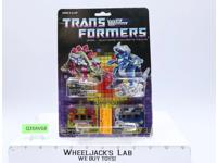 Slugfest & Overkill 100% Complete SILVER W/CARDBACK & BUBBLE G1 Transformers