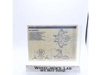 Air Chariot 1986 ORIGINAL Instructions Blueprints G.I. Joe Hasbro Vehicle