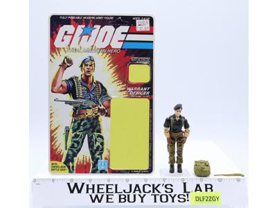 Flint V1 100% Complete W/ 34 Cardback 1985 G.I. Joe Hasbro Vintage Action Figure