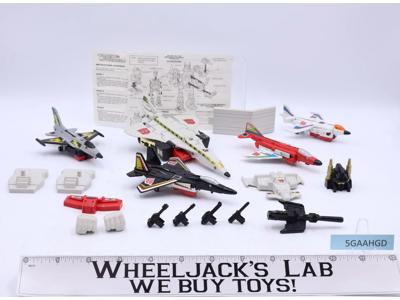Superion Aerialbots Set 100% Complete Vintage 1986 G1 Transformers Hasbro