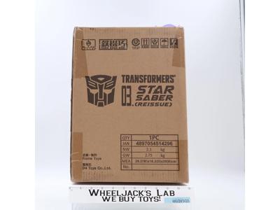 #03 Star Saber Reissue Transformers Kuro Kara Kuri Flame Toys Figure NEW SEALED