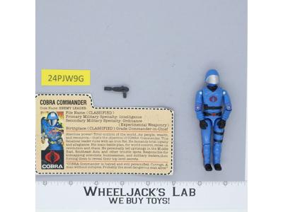 Cobra Commander V1.5 100% Complete G.I. Joe 1983 Hasbro Vintage Action Figure