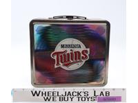 Holographic Minnesota TWINS Metal Lunch Box Collectible Tin MLBP 1999 Vintage