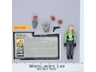 Psyche-Out V1 100% Complete G.I. Joe 1987 Hasbro Vintage Action Figure