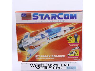 Starmax Bomber 100% Complete Starcom 1986 Coleco Action Figure Vehicle