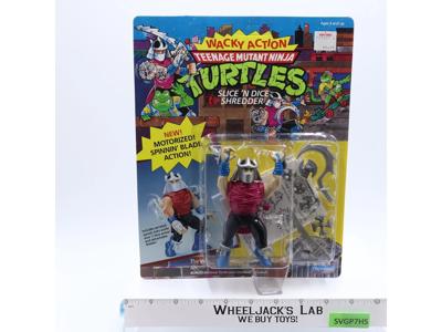 Slice 'N Dice Shredder TMNT Wacky Action 1990 Playmates Figure NEW SEALED