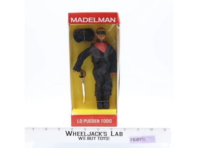 Zorro Noble Bandit Madelman Lo Pueden Todo 2003 Popular Toys 7" Figure NEW MIB