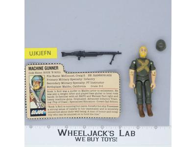 Rock 'N Roll V1 Straight Arm Complete G.I. Joe 1982 Hasbro Vintage Action Figure
