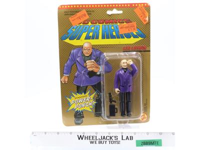 Lex Luthor Power Punch DC Comic Super Heroes Toy Biz 1989 Action Figure MOSC NEW