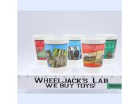 Set of 5 Star Wars Pepperidge Farm 1983 Plastic Cups Vintage
