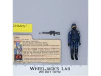 Cobra V1 Straight Arm 100% Complete G.I. Joe 1982 Hasbro Vintage Action Figure