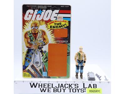 Buzzer V1 100% Complete W/34 CARDBACK 1985 GI Joe Hasbro Action Figure