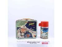Colonel Ed McCauley Space Explorer Metal Lunch Box 1960 Aladdin Tin w/ Thermos